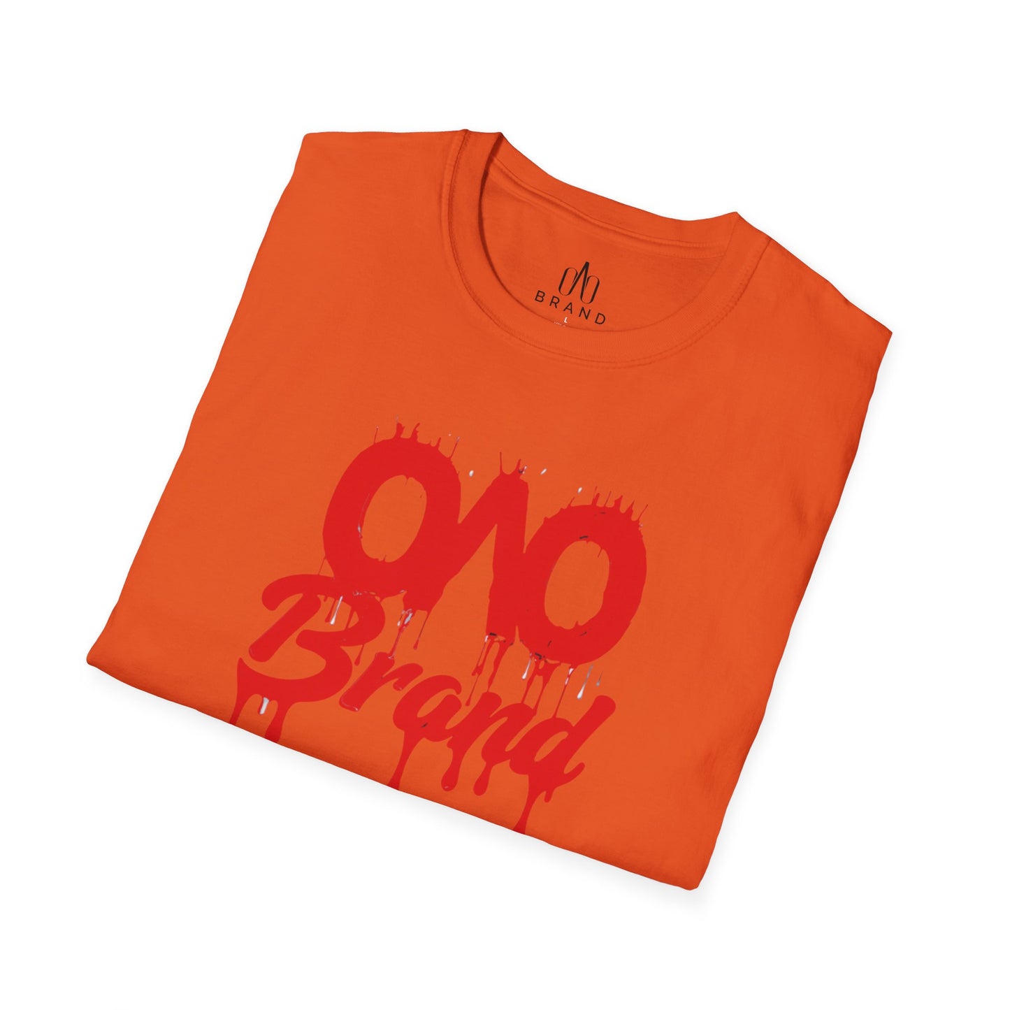 Red Oao Drip T-Shirt - Unisex Softstyle Tee