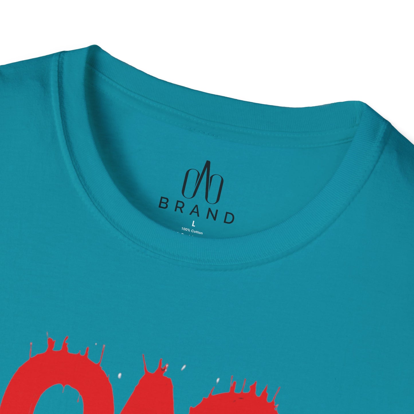 Red Oao Drip T-Shirt - Unisex Softstyle Tee