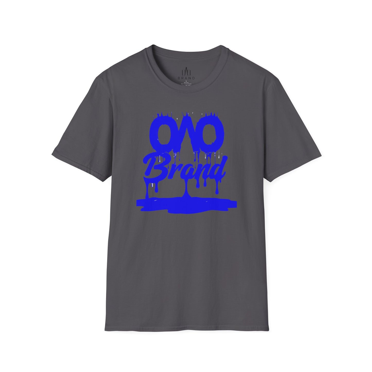 Blue Oao Drip T-Shirt - Unisex Softstyle Tee