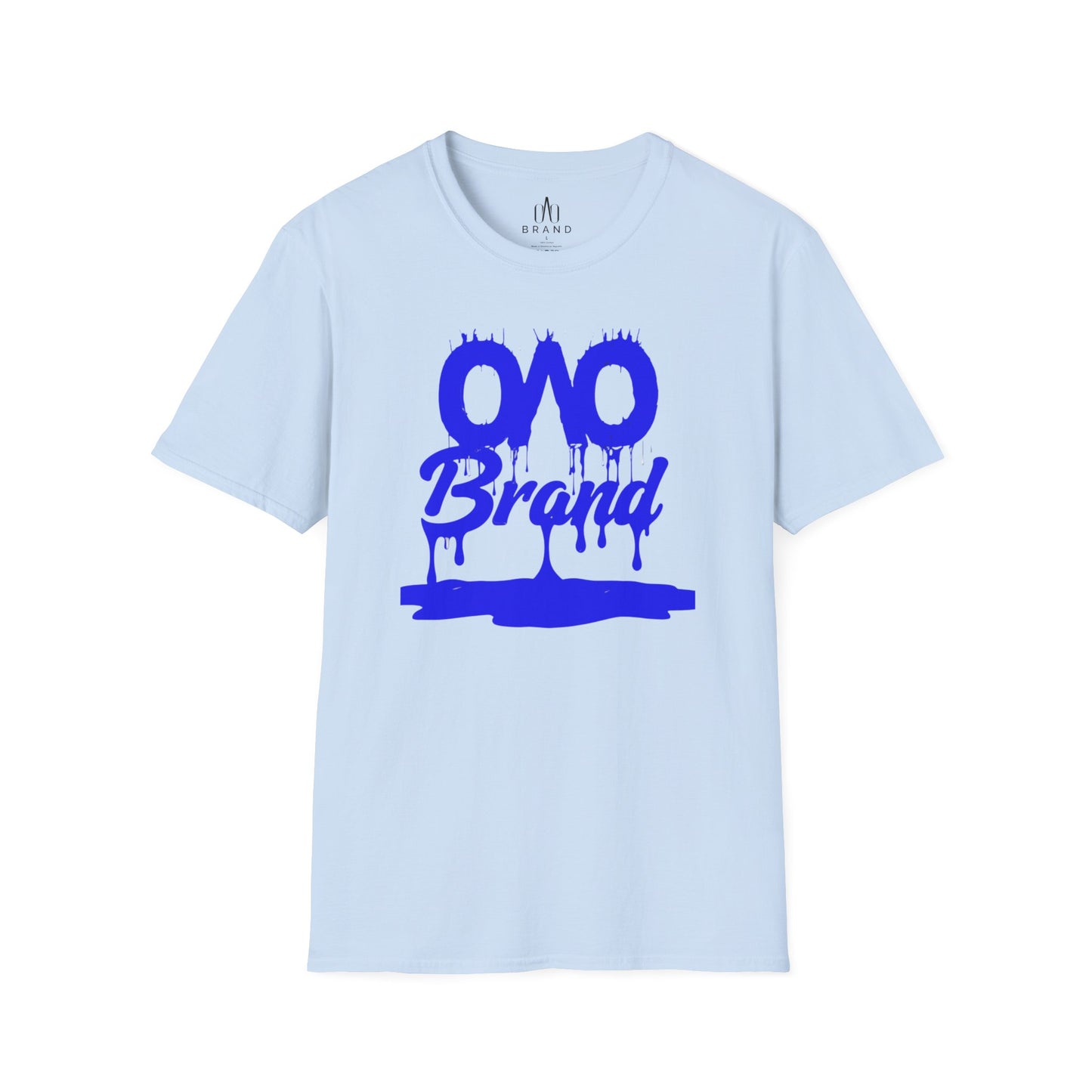 Blue Oao Drip T-Shirt - Unisex Softstyle Tee