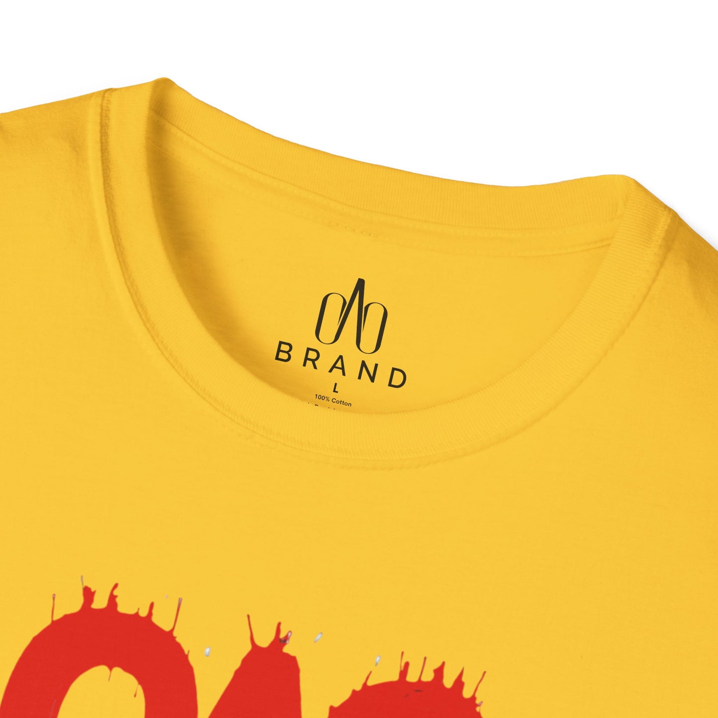 Red Oao Drip T-Shirt - Unisex Softstyle Tee
