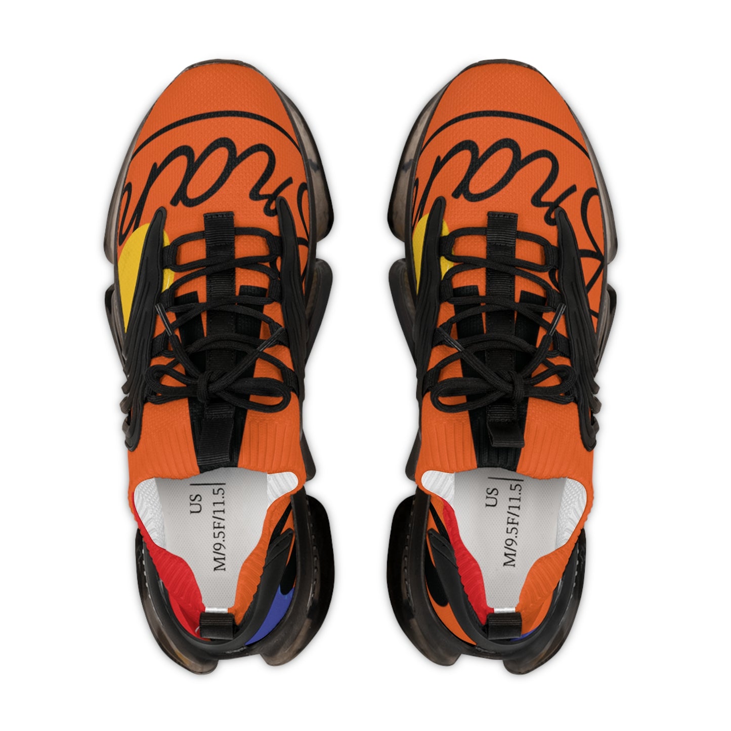 Orange OAO Brand 4WL (4eva We Lit) 1s shoe
