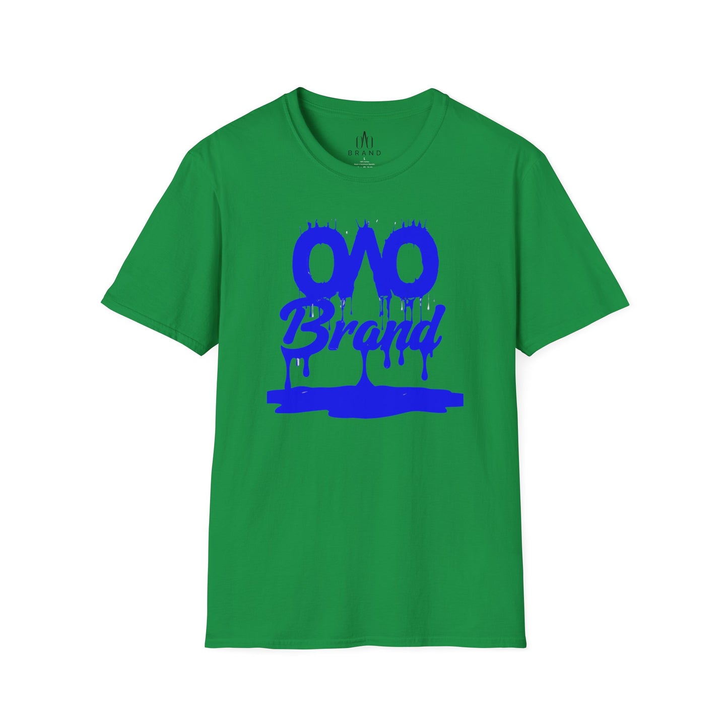 Blue Oao Drip T-Shirt - Unisex Softstyle Tee