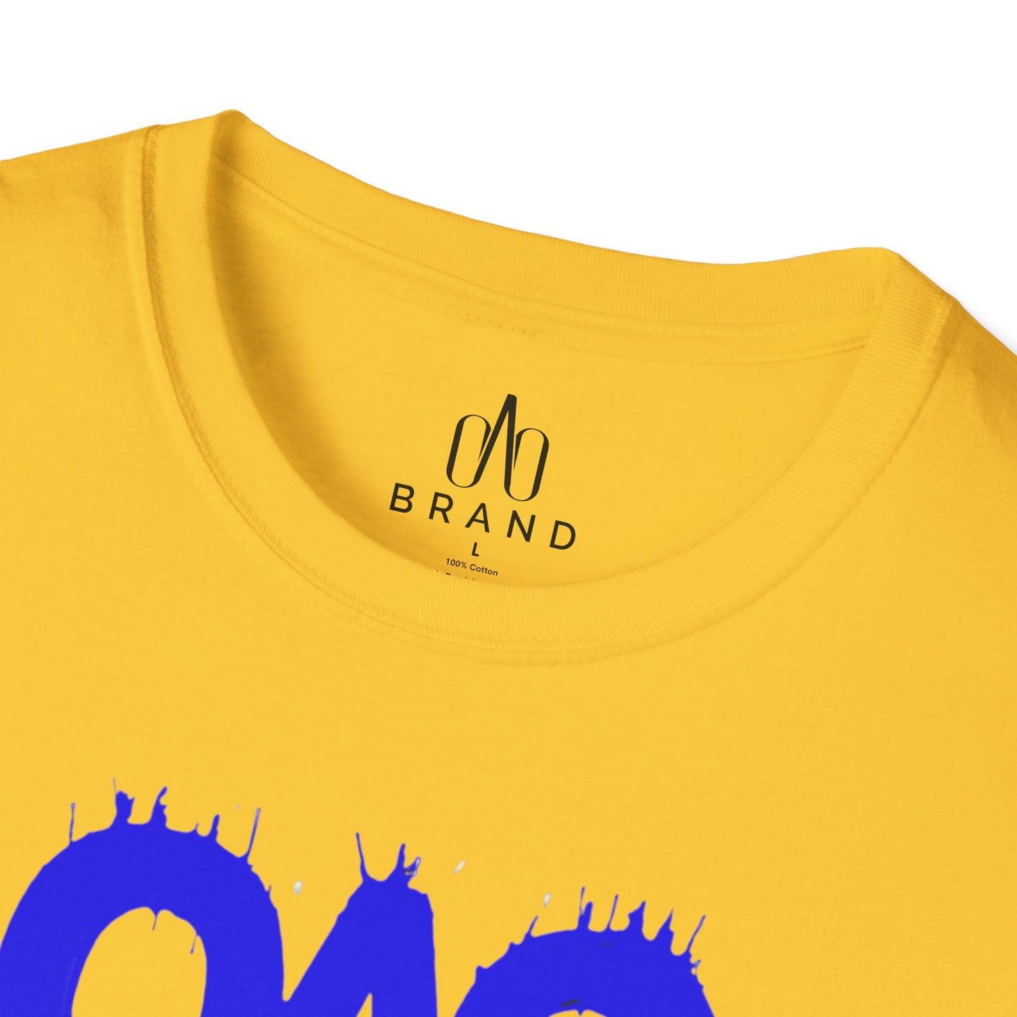 Blue Oao Drip T-Shirt - Unisex Softstyle Tee