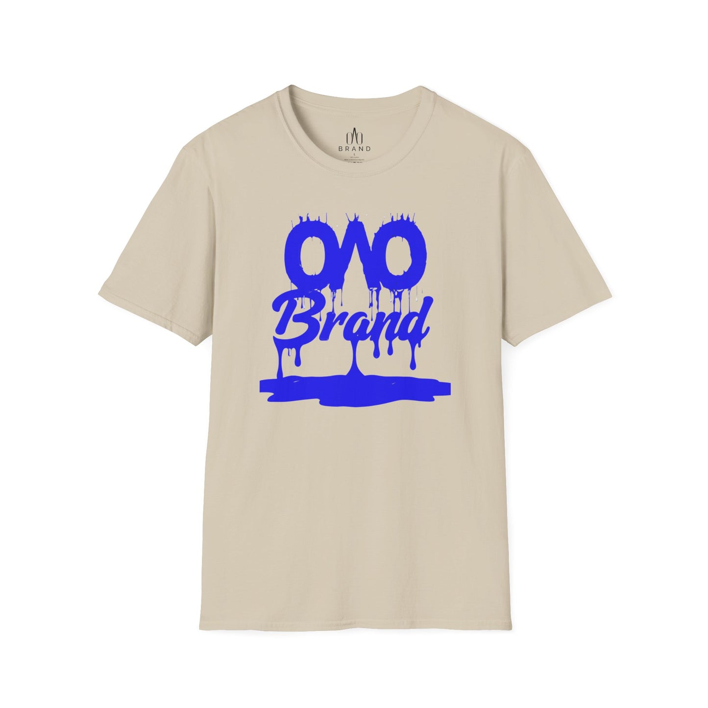 Blue Oao Drip T-Shirt - Unisex Softstyle Tee