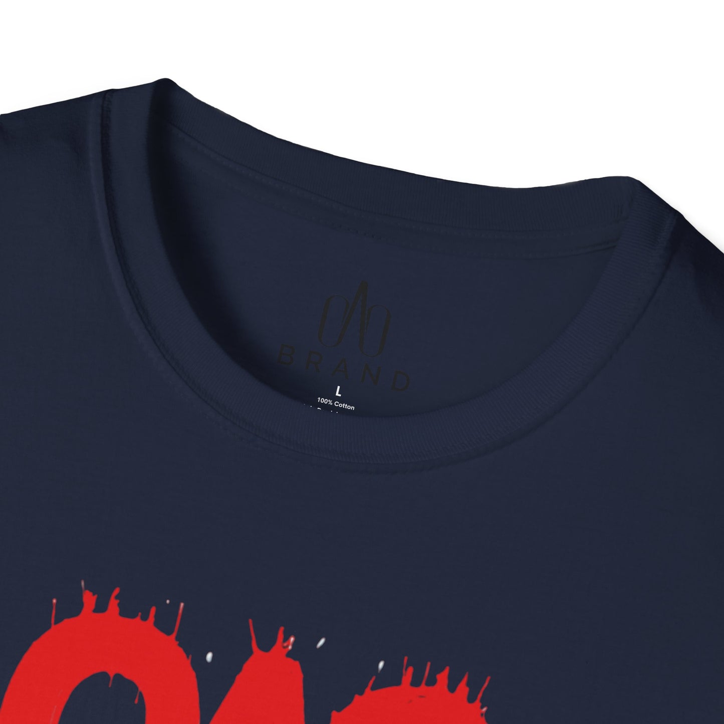 Red Oao Drip T-Shirt - Unisex Softstyle Tee
