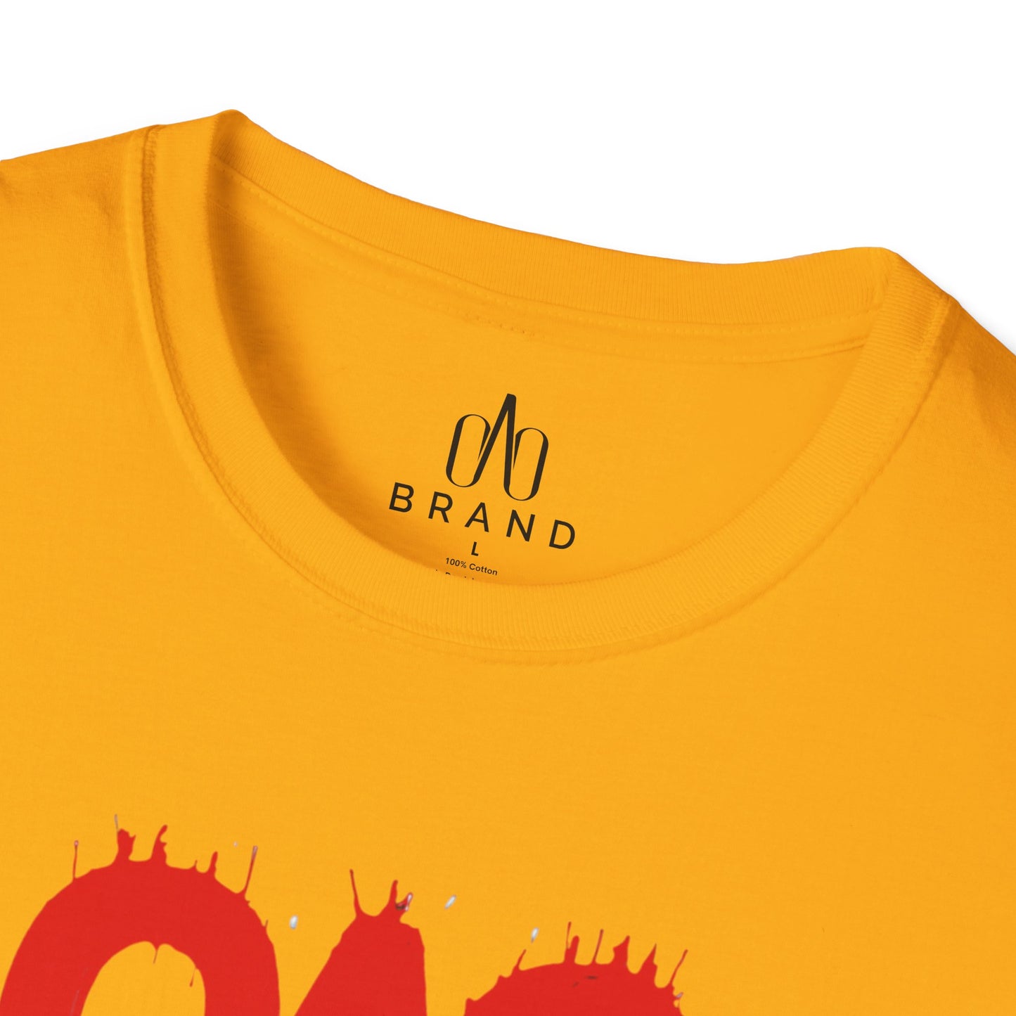 Red Oao Drip T-Shirt - Unisex Softstyle Tee