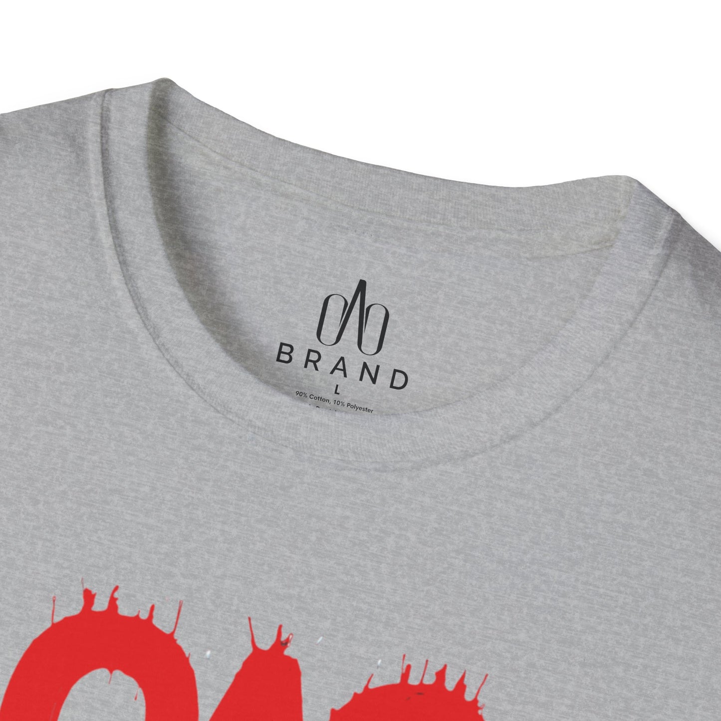 Red Oao Drip T-Shirt - Unisex Softstyle Tee
