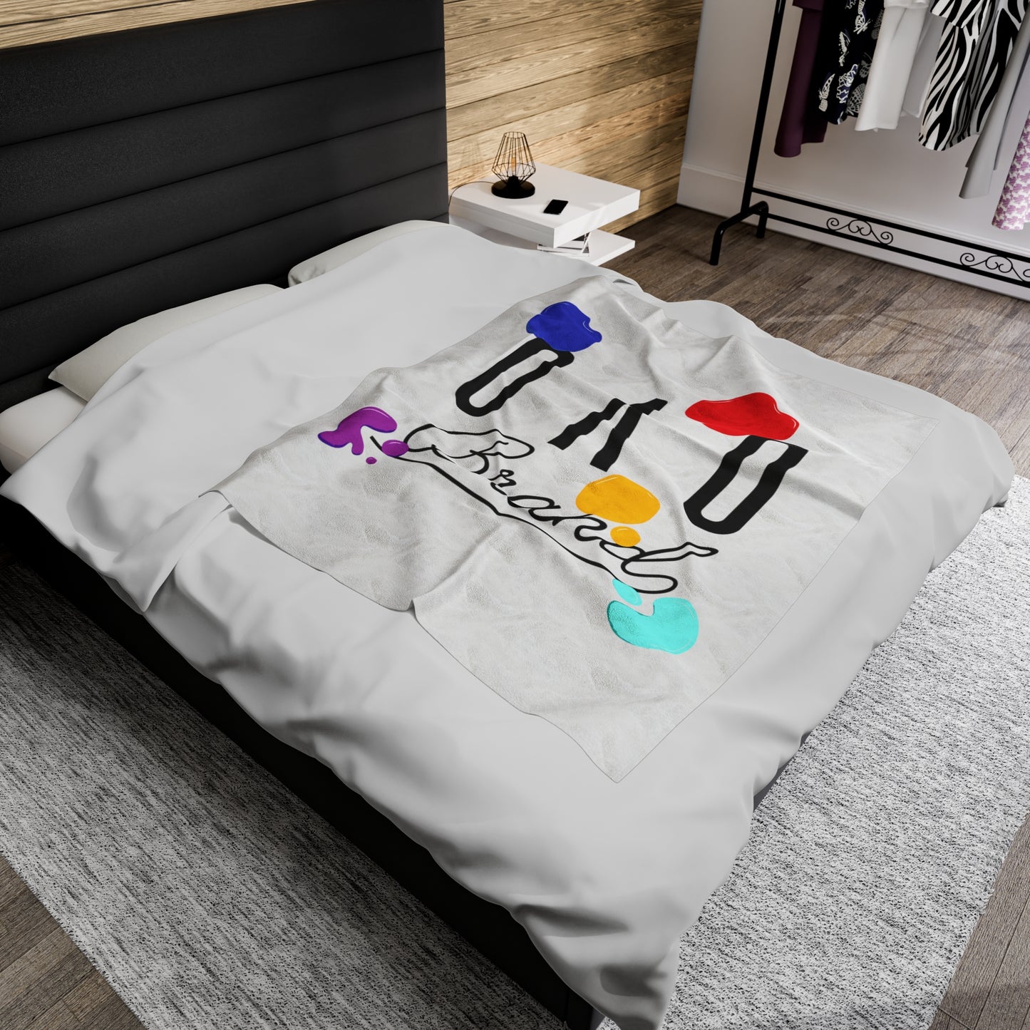 OAO Brand Velveteen Plush Blanket