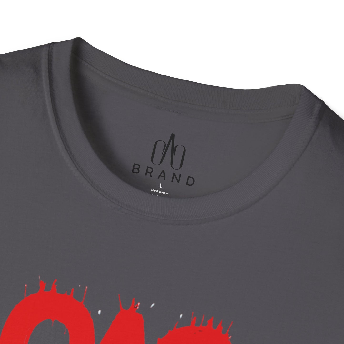 Red Oao Drip T-Shirt - Unisex Softstyle Tee