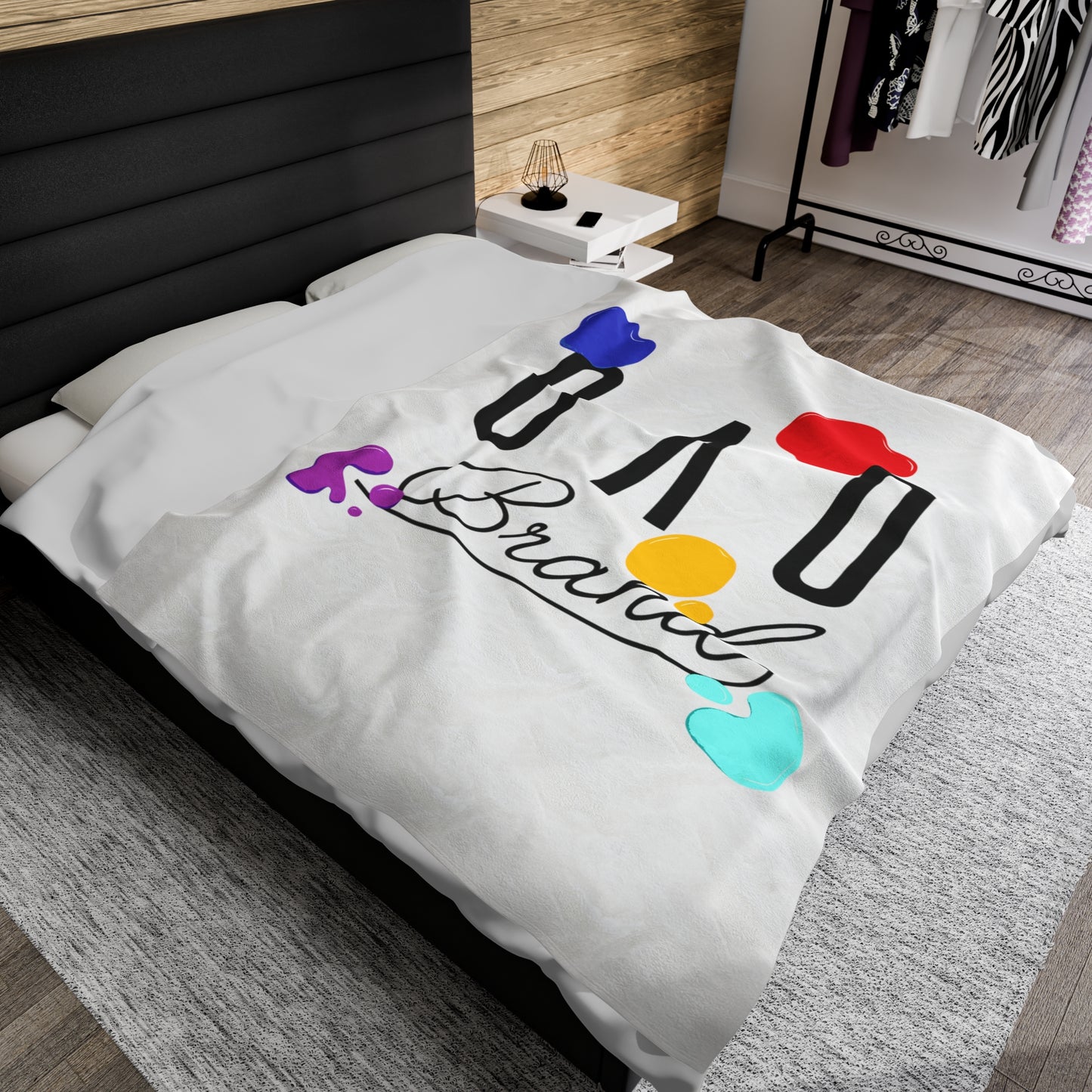 OAO Brand Velveteen Plush Blanket