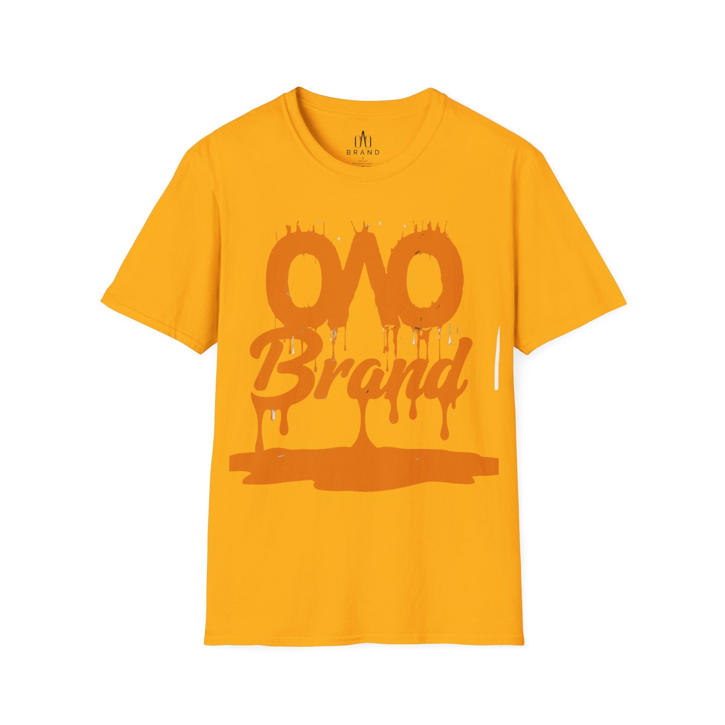Orange Oao Drip T-Shirt - Unisex Softstyle Tee