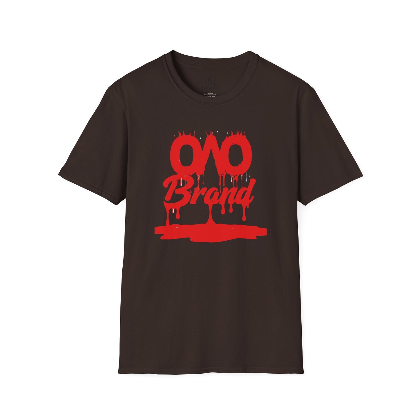Red Oao Drip T-Shirt - Unisex Softstyle Tee
