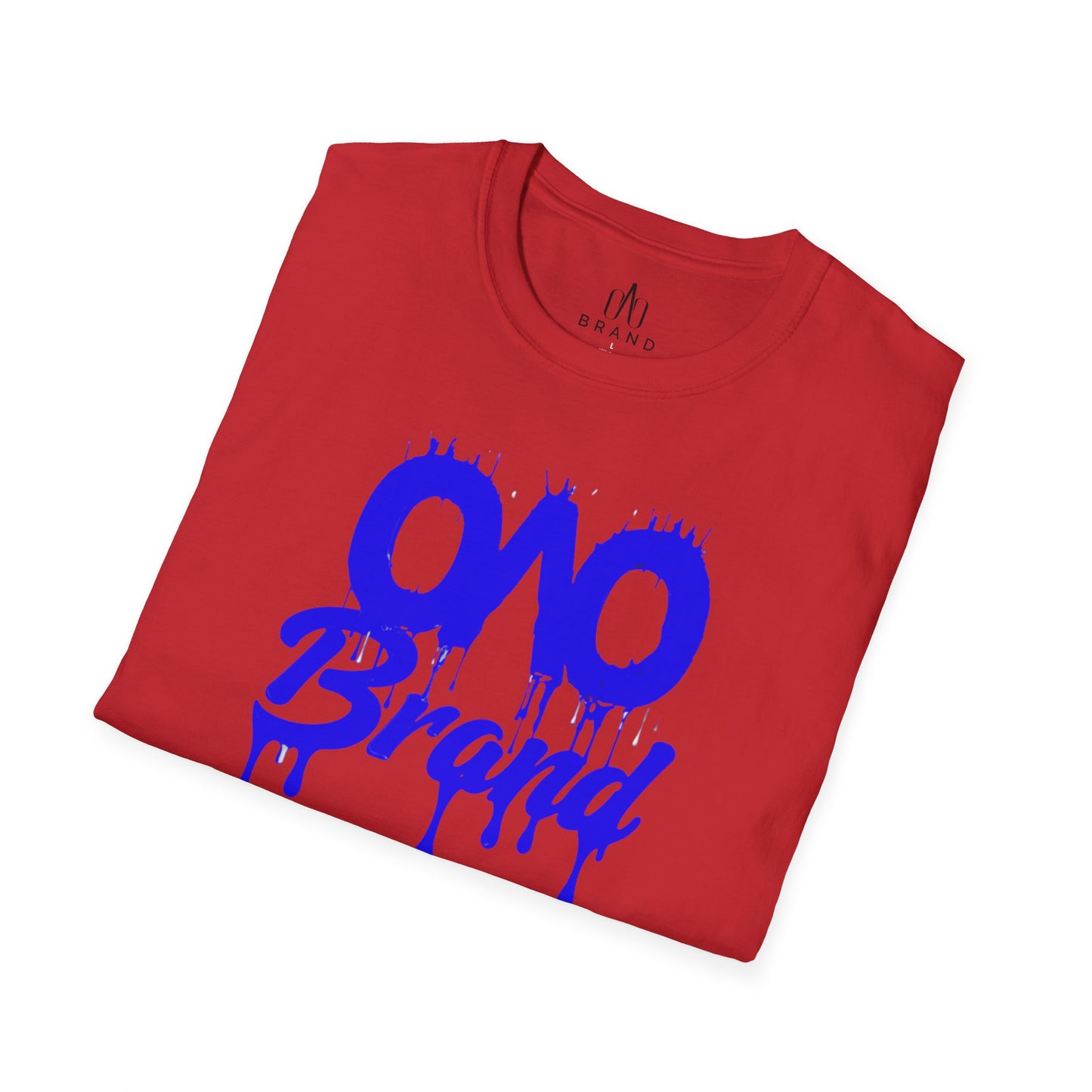 Blue Oao Drip T-Shirt - Unisex Softstyle Tee