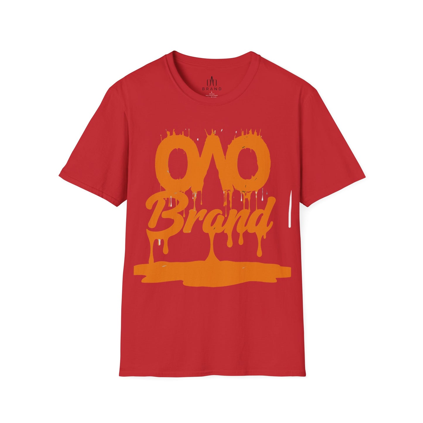 Orange Oao Drip T-Shirt - Unisex Softstyle Tee
