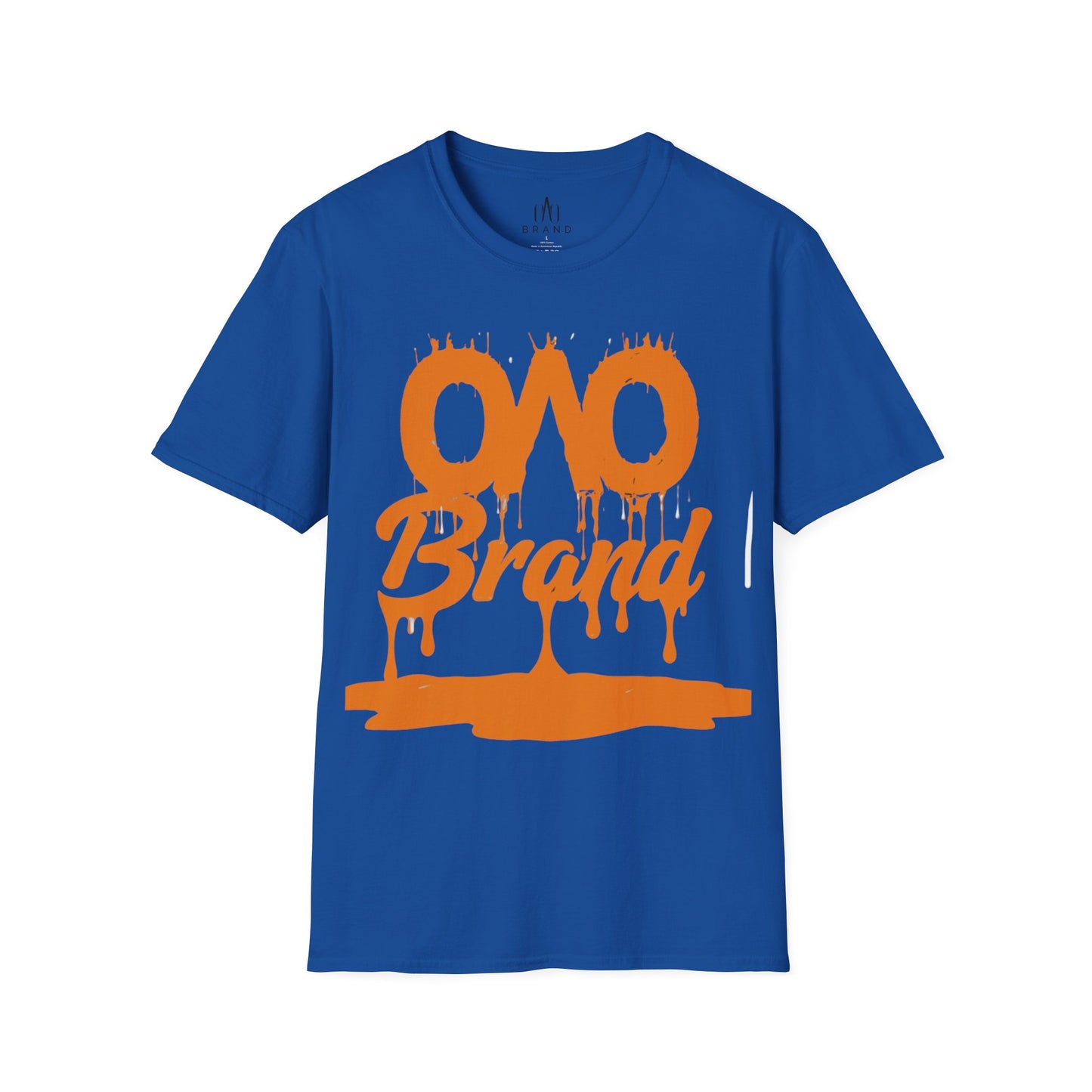 Orange Oao Drip T-Shirt - Unisex Softstyle Tee