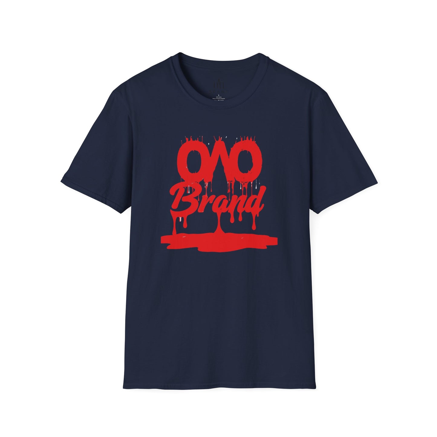 Red Oao Drip T-Shirt - Unisex Softstyle Tee