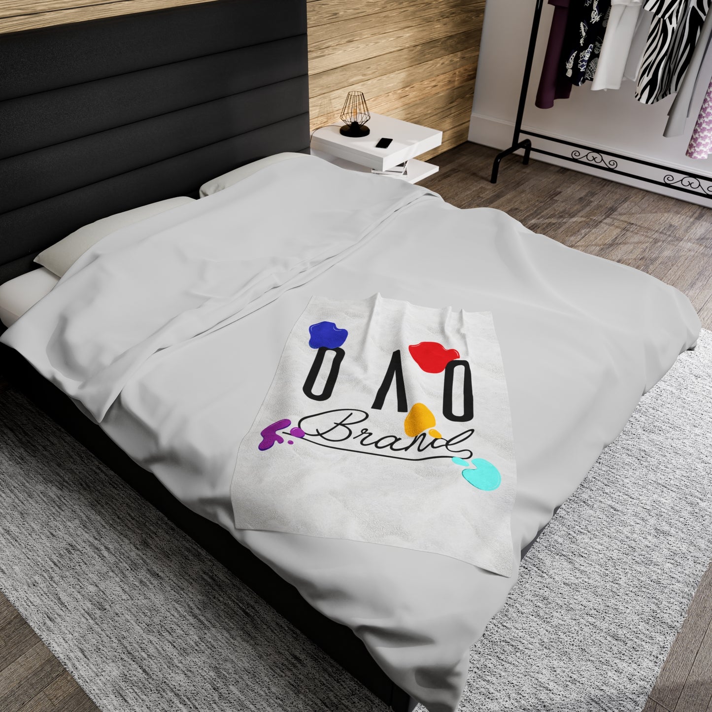 OAO Brand Velveteen Plush Blanket