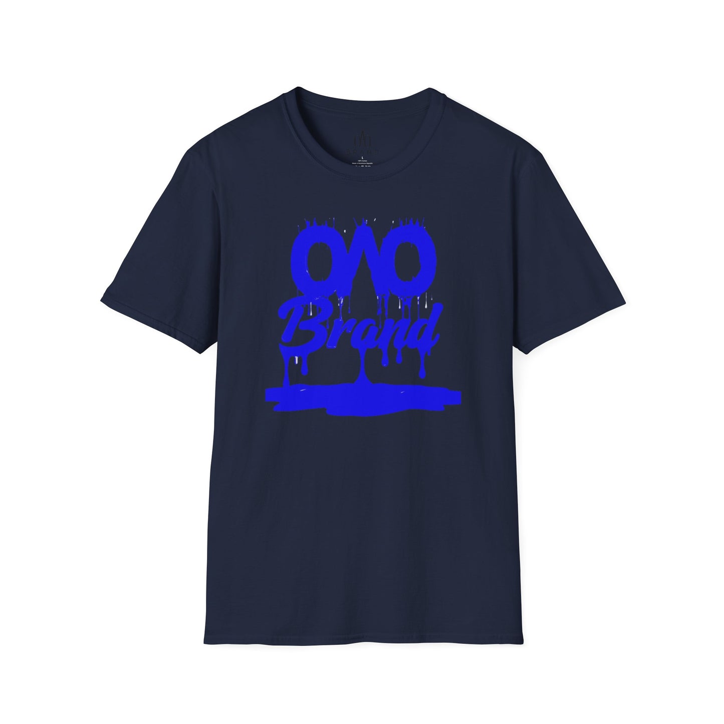 Blue Oao Drip T-Shirt - Unisex Softstyle Tee
