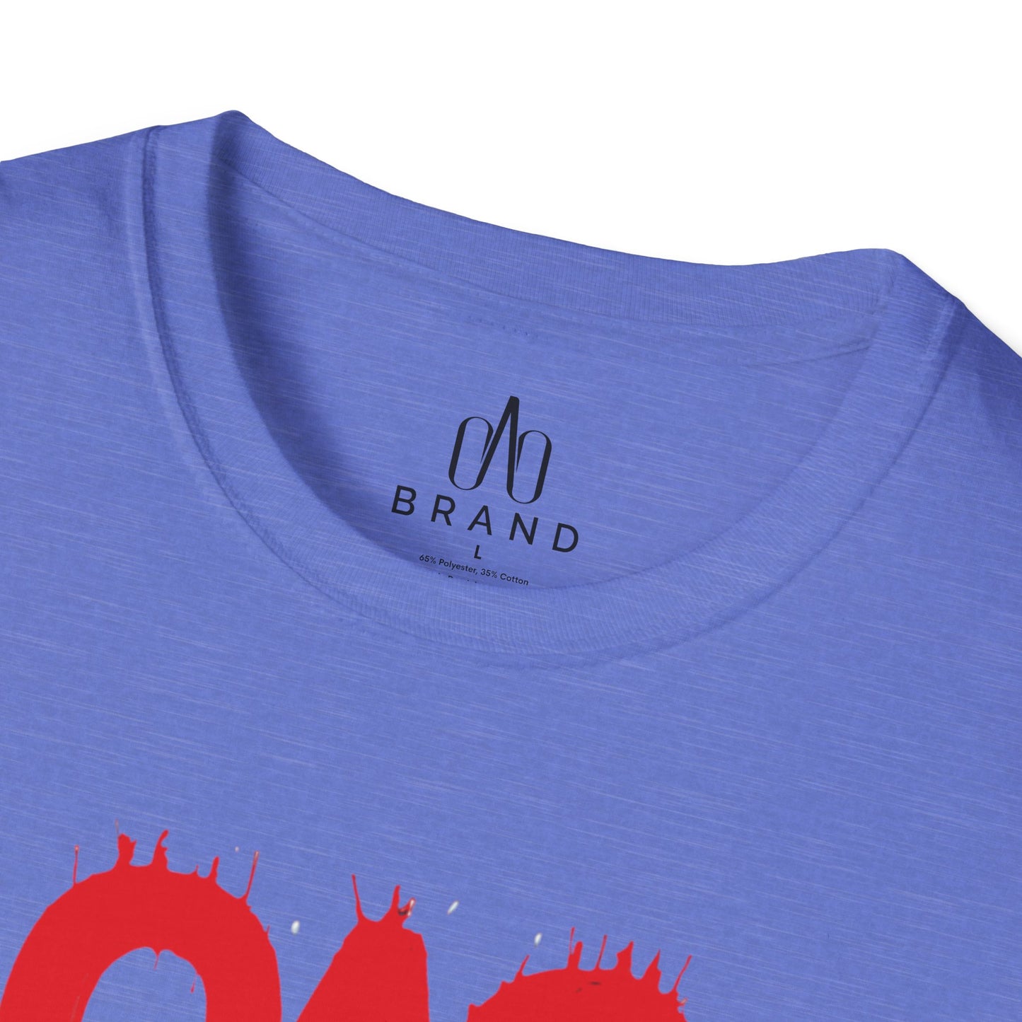 Red Oao Drip T-Shirt - Unisex Softstyle Tee