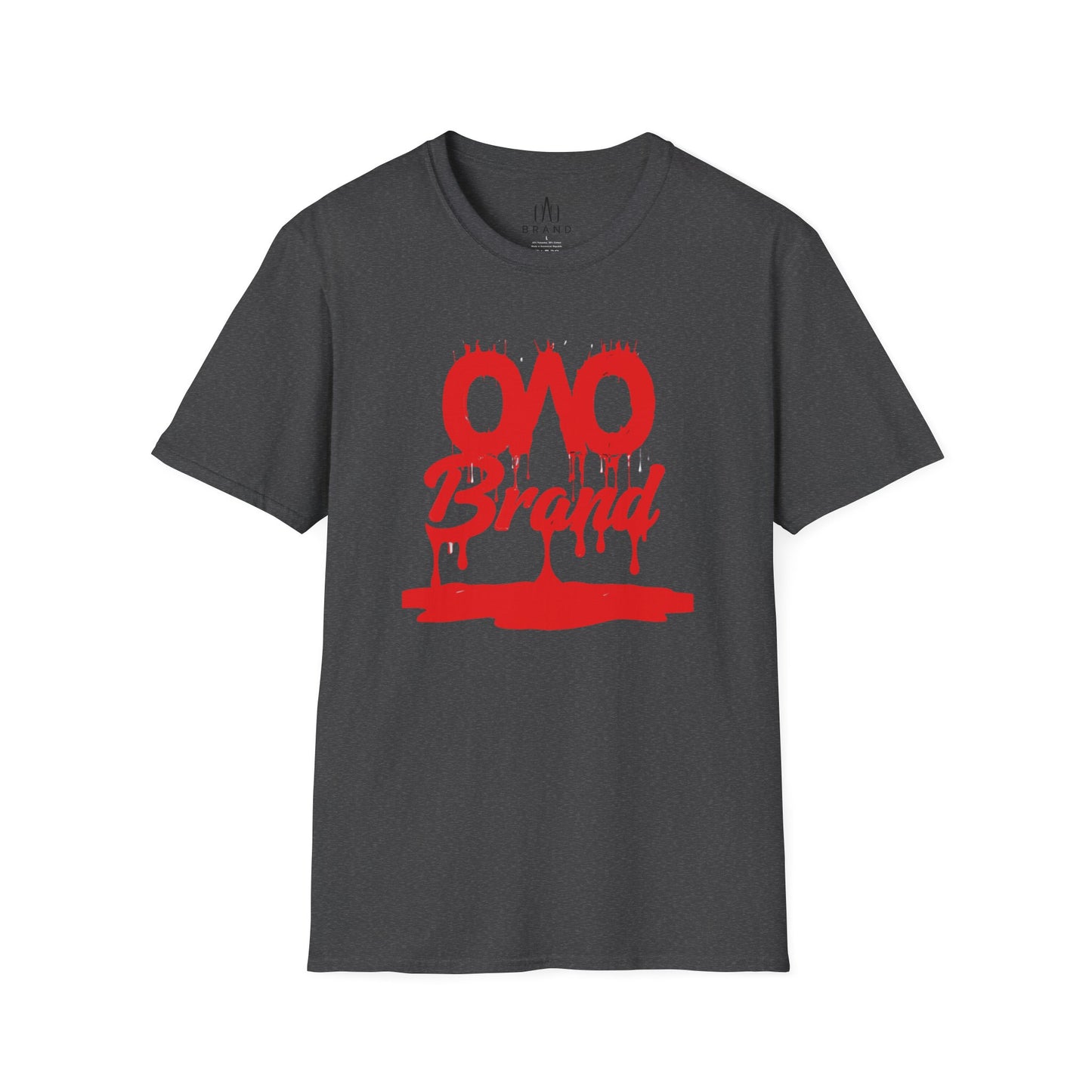 Red Oao Drip T-Shirt - Unisex Softstyle Tee