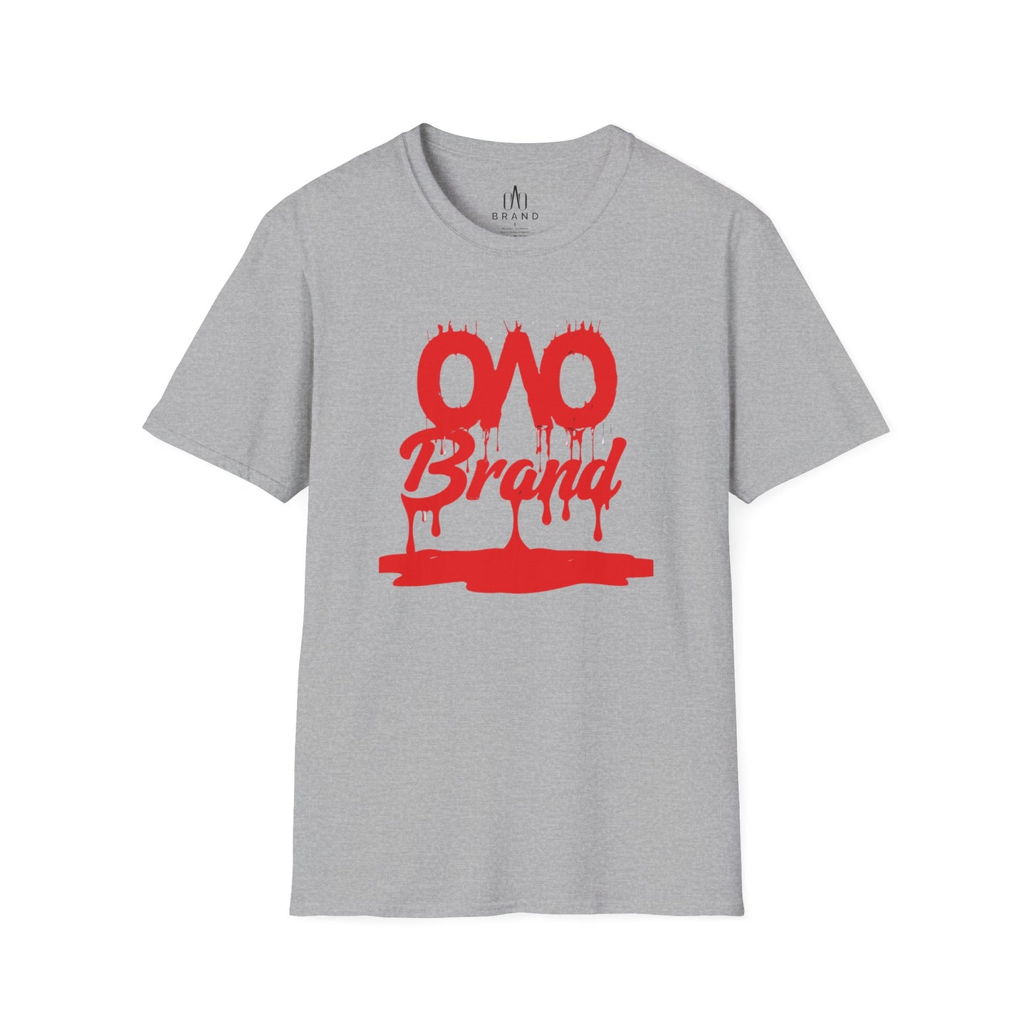 Red Oao Drip T-Shirt - Unisex Softstyle Tee