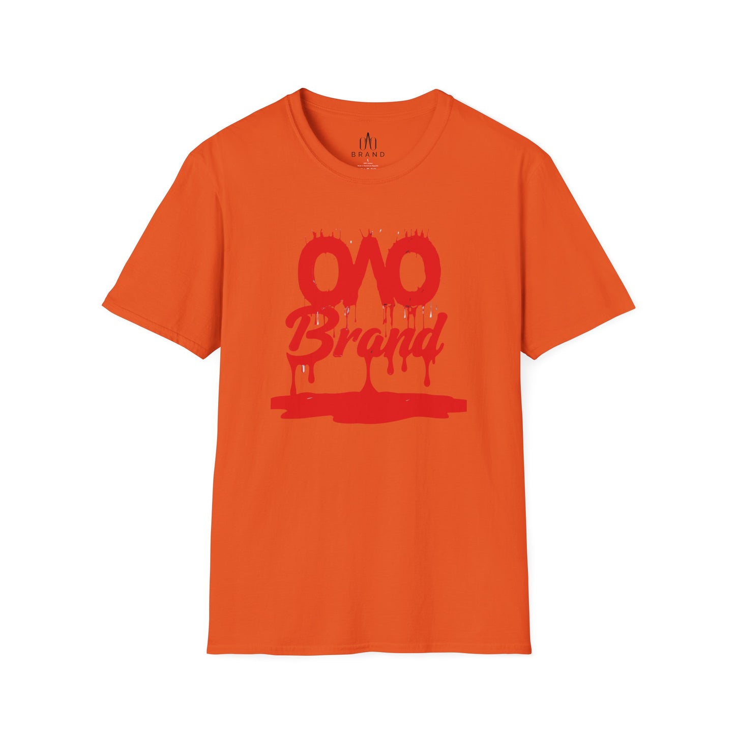 Red Oao Drip T-Shirt - Unisex Softstyle Tee
