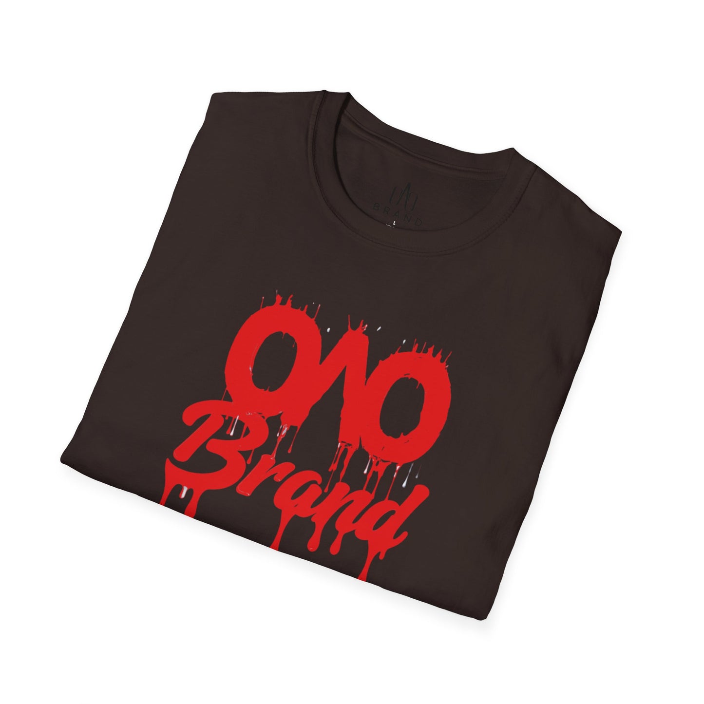 Red Oao Drip T-Shirt - Unisex Softstyle Tee