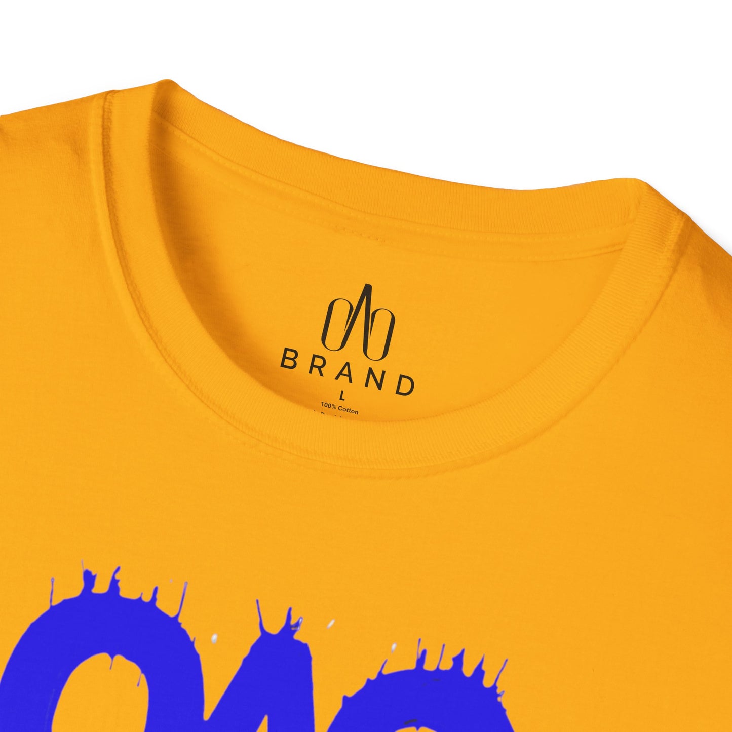 Blue Oao Drip T-Shirt - Unisex Softstyle Tee
