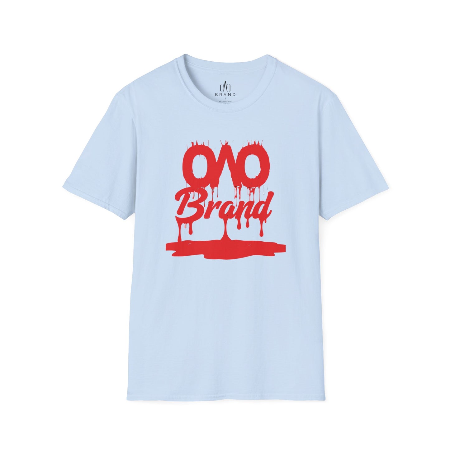 Red Oao Drip T-Shirt - Unisex Softstyle Tee