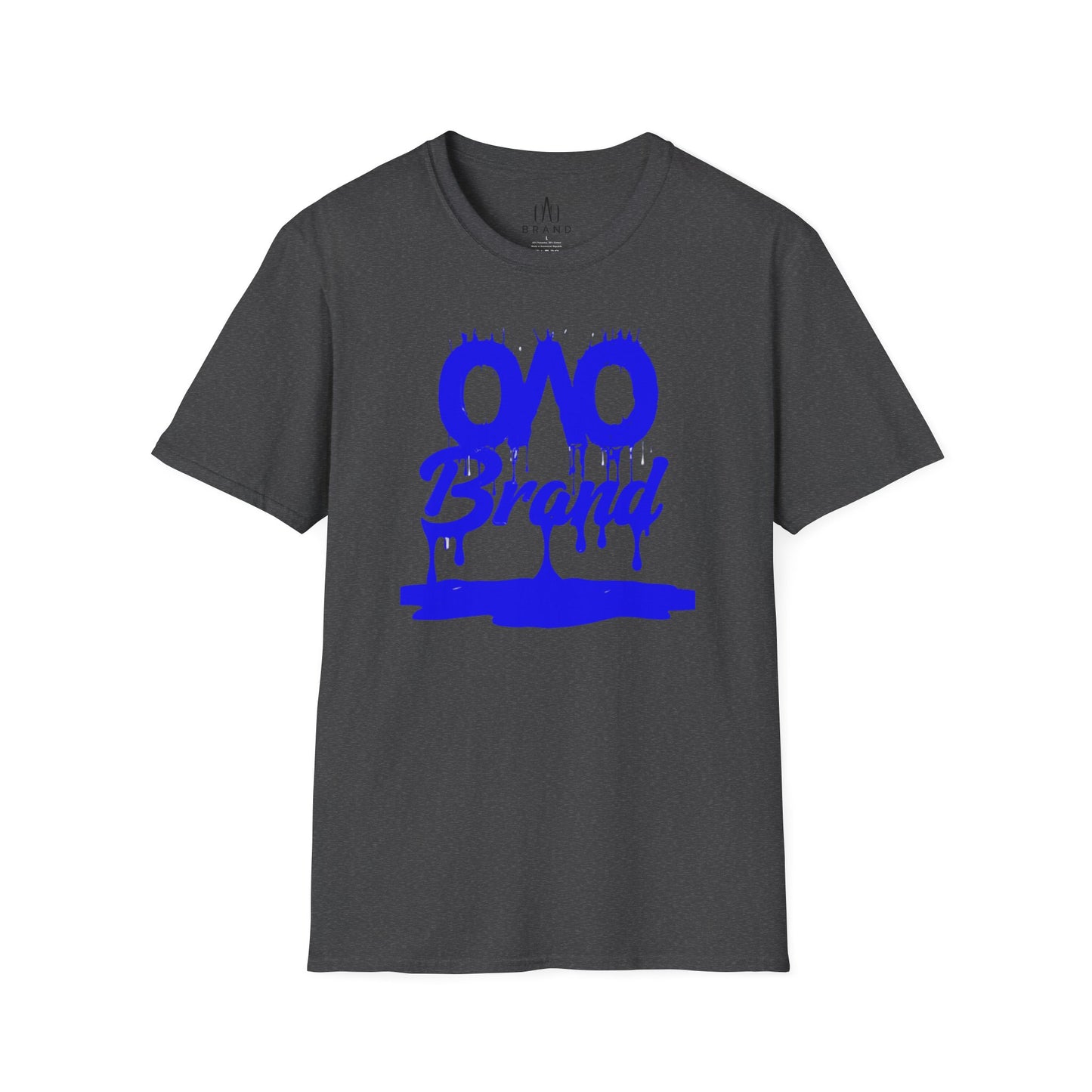 Blue Oao Drip T-Shirt - Unisex Softstyle Tee