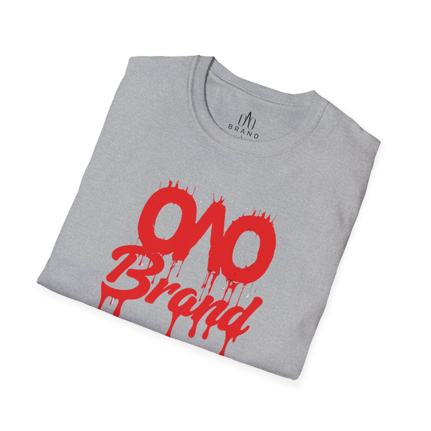 Red Oao Drip T-Shirt - Unisex Softstyle Tee