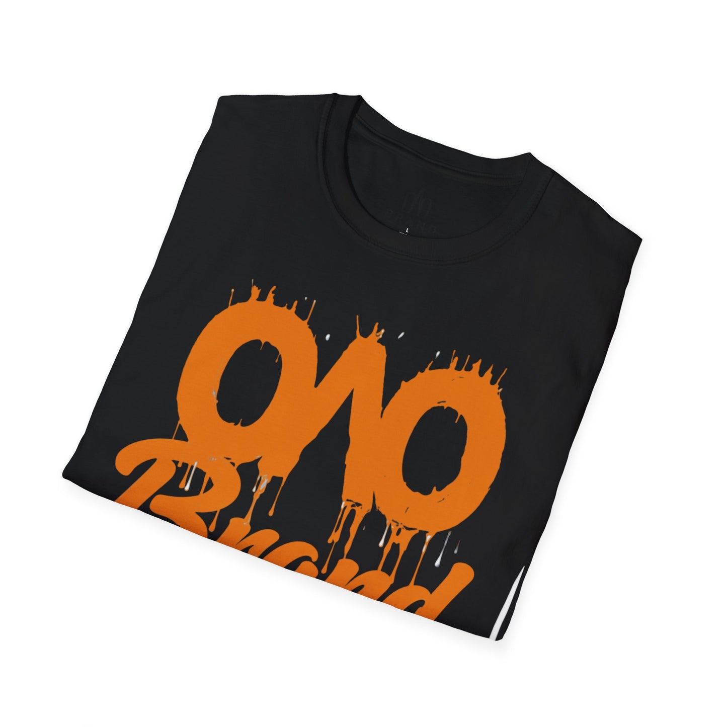 Orange Oao Drip T-Shirt - Unisex Softstyle Tee