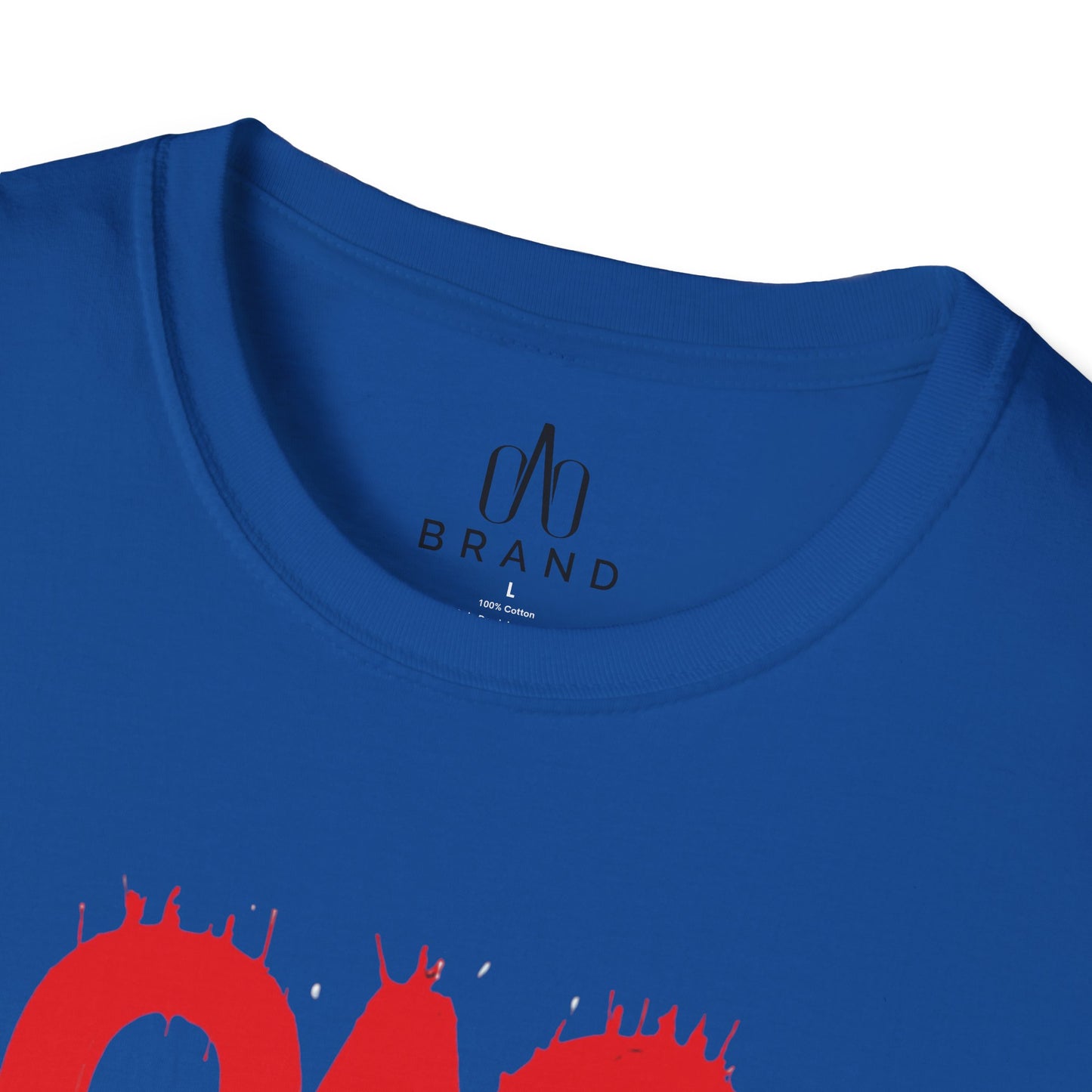 Red Oao Drip T-Shirt - Unisex Softstyle Tee