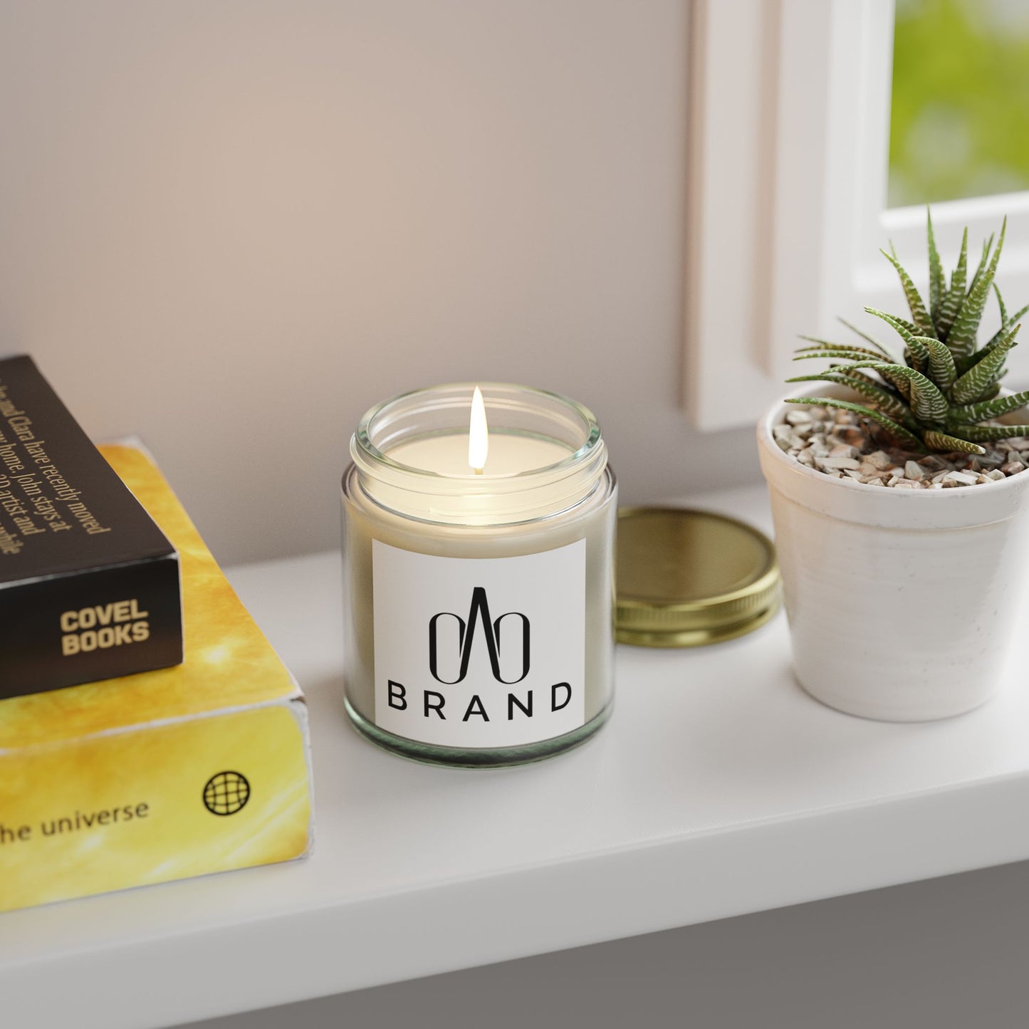 Scented OAO Brand Wax Candle - 4oz & 9oz