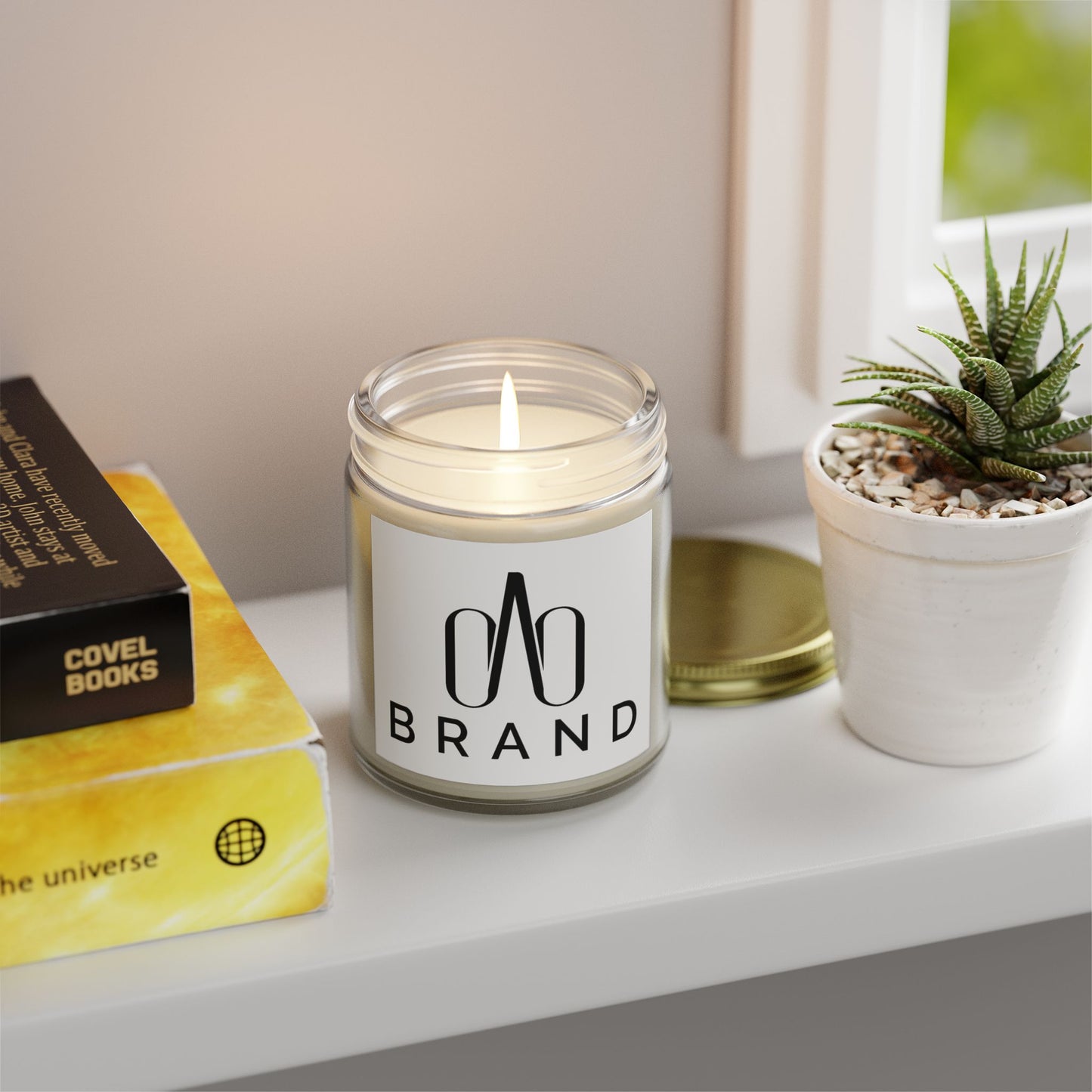 Scented OAO Brand Wax Candle - 4oz & 9oz