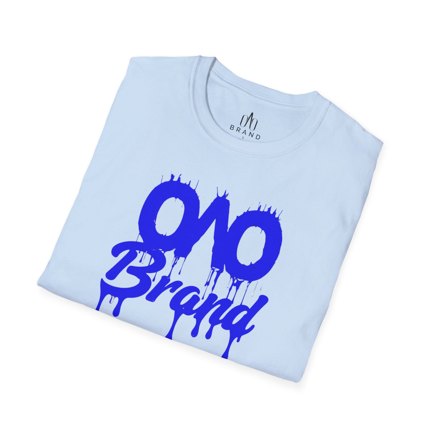 Blue Oao Drip T-Shirt - Unisex Softstyle Tee