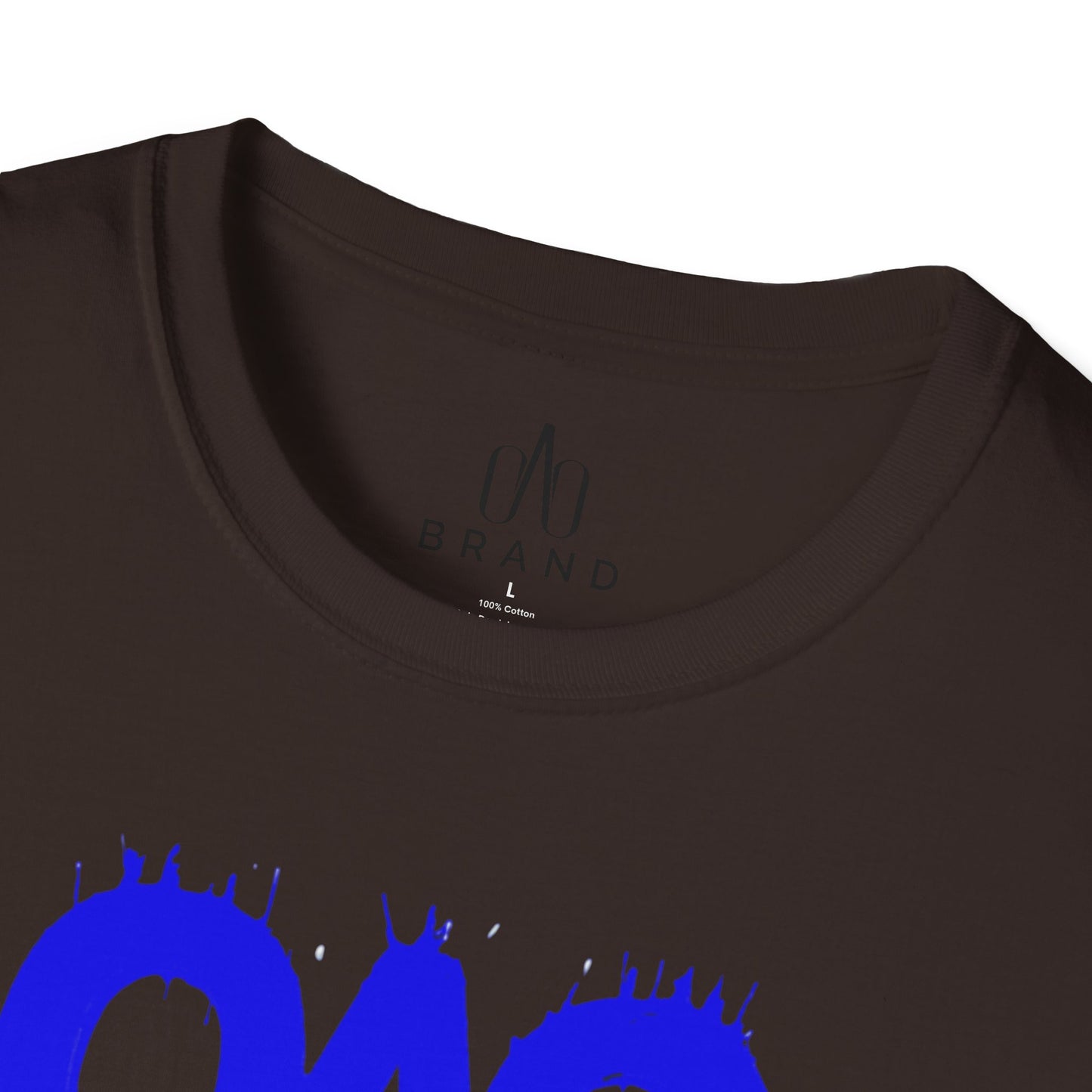 Blue Oao Drip T-Shirt - Unisex Softstyle Tee