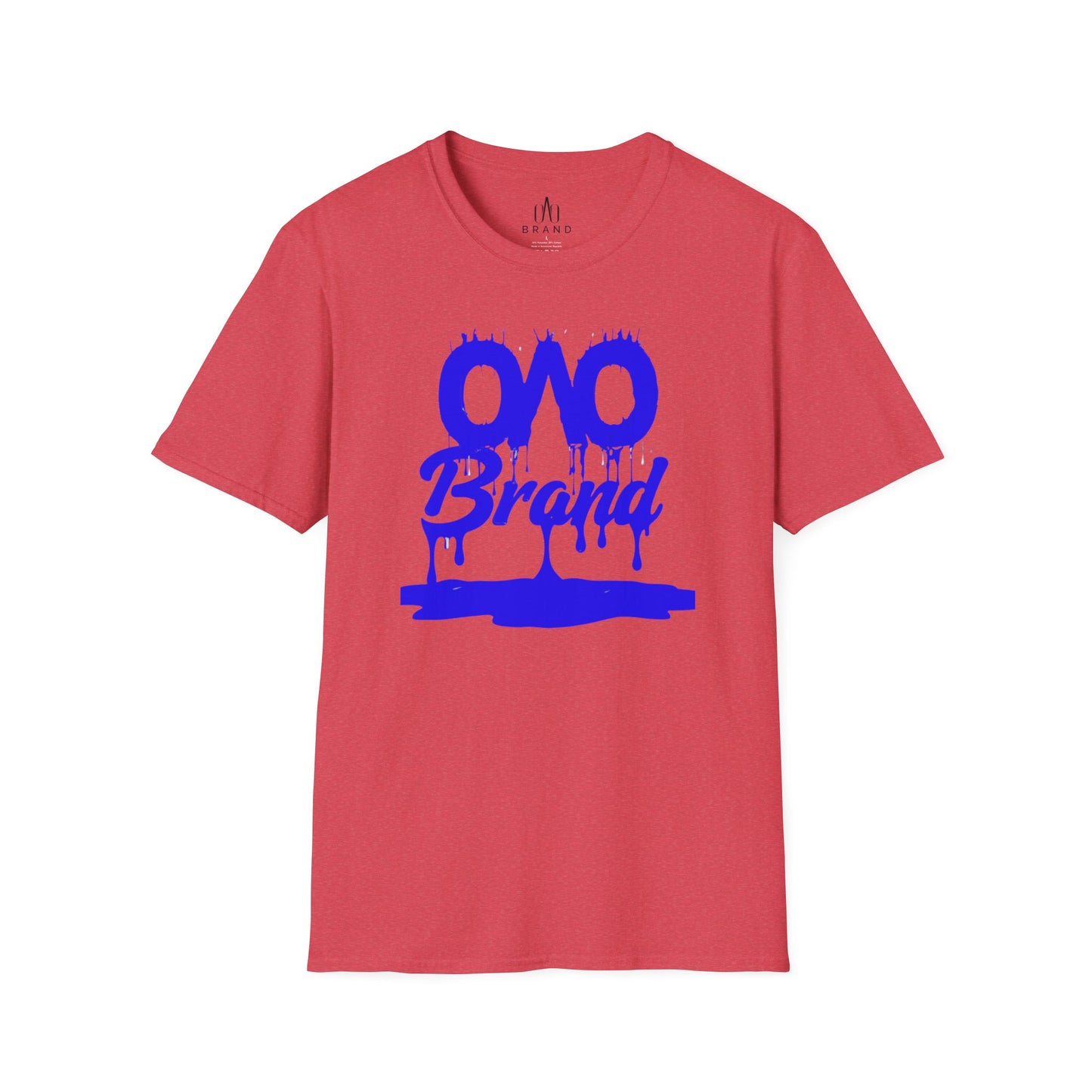 Blue Oao Drip T-Shirt - Unisex Softstyle Tee