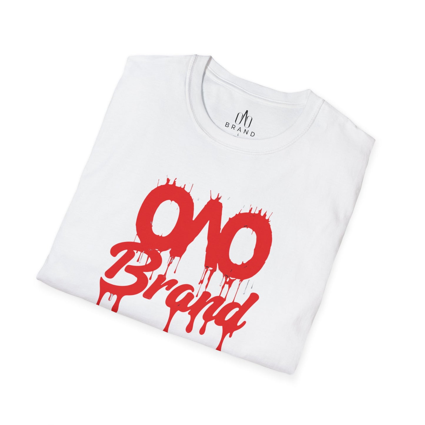 Red Oao Drip T-Shirt - Unisex Softstyle Tee