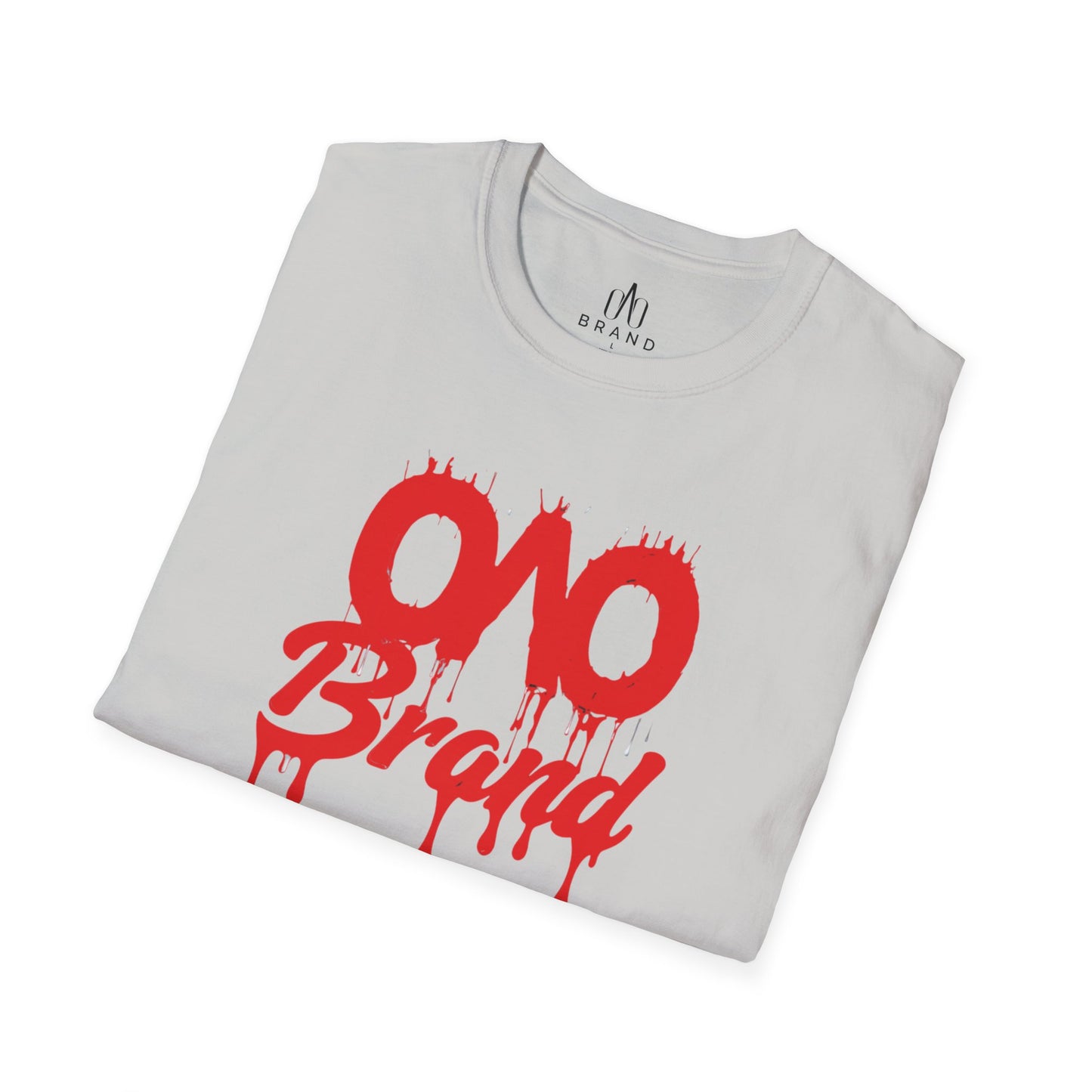 Red Oao Drip T-Shirt - Unisex Softstyle Tee