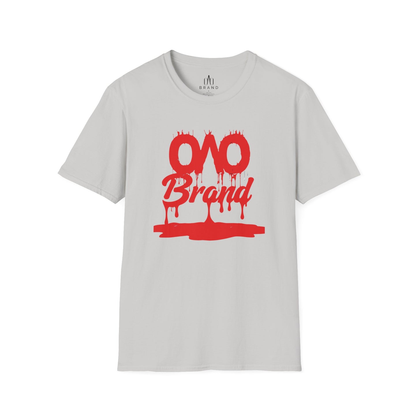 Red Oao Drip T-Shirt - Unisex Softstyle Tee