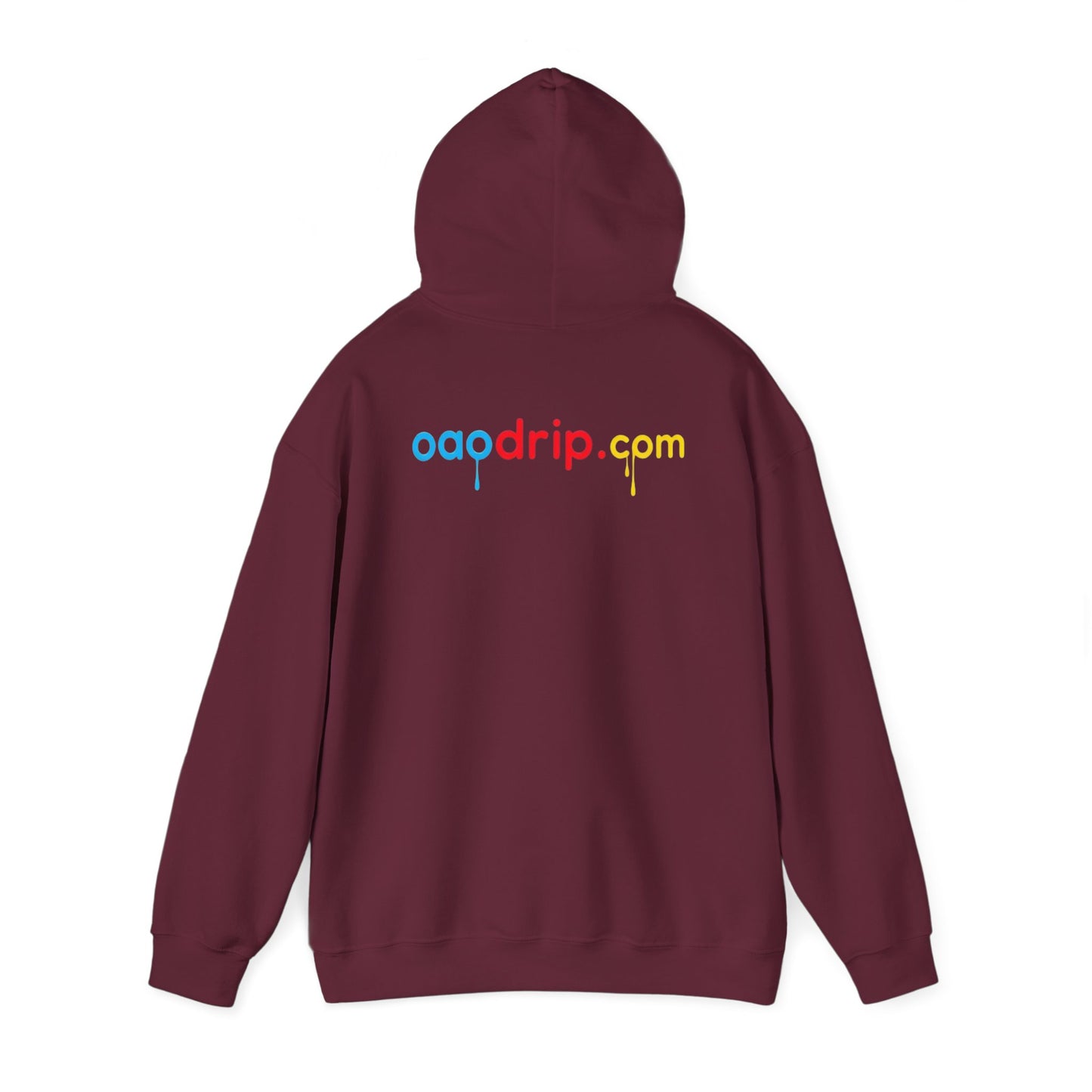 4Eva Blue Letter OAODrip.com Hooded Sweatshirt