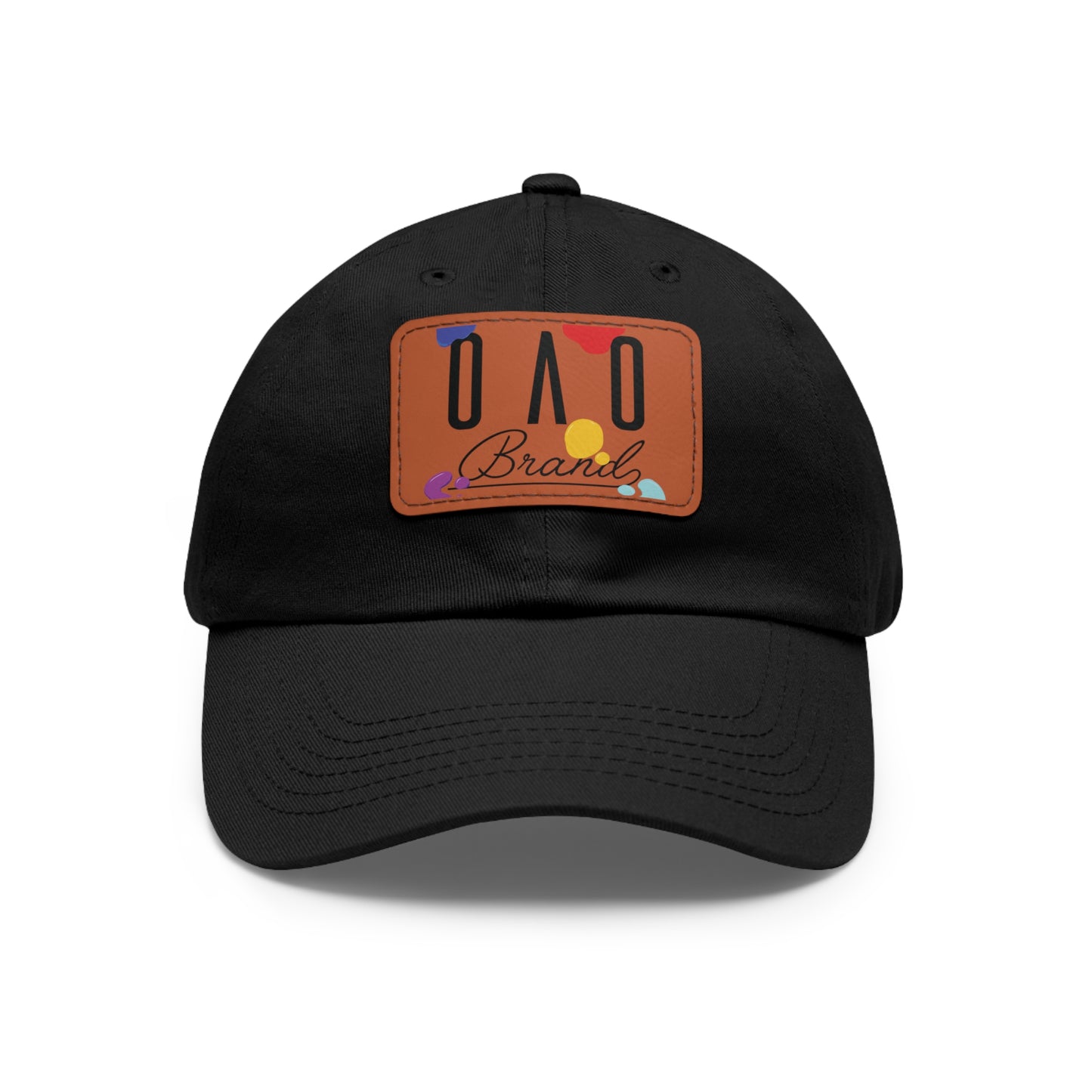 OAO Brand Dad Hat w Leather Patch