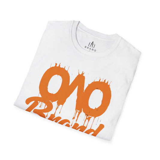Orange Oao Drip T-Shirt - Unisex Softstyle Tee