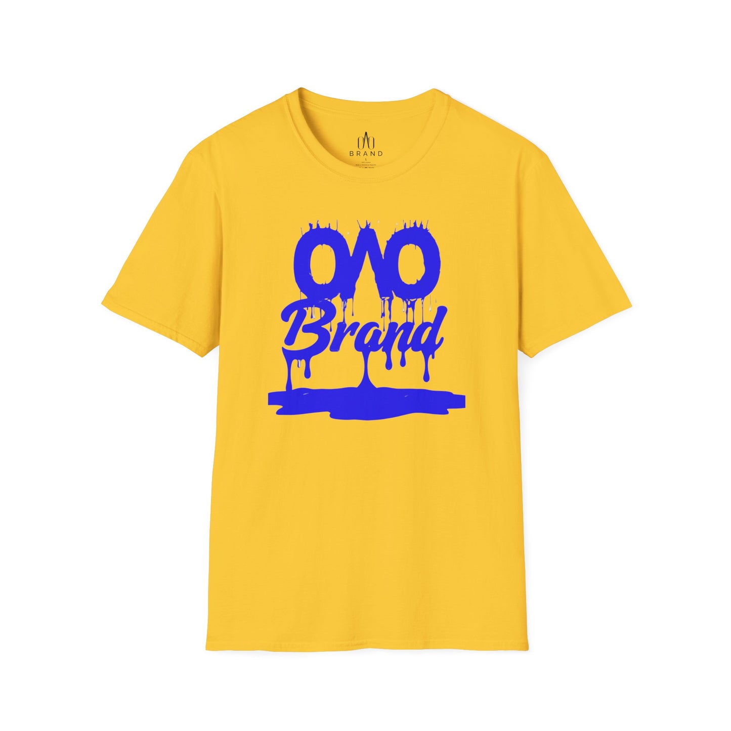 Blue Oao Drip T-Shirt - Unisex Softstyle Tee