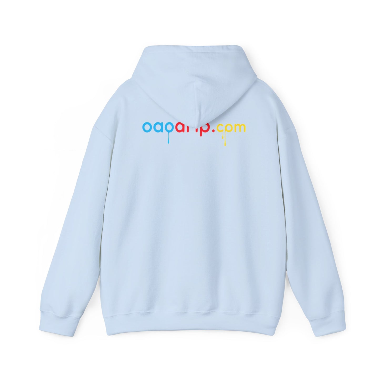 4Eva Blue Letter OAODrip.com Hooded Sweatshirt
