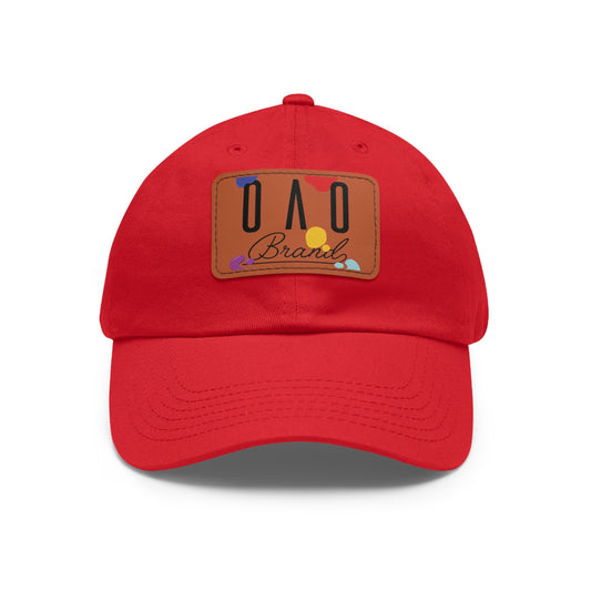 OAO Brand Dad Hat w Leather Patch