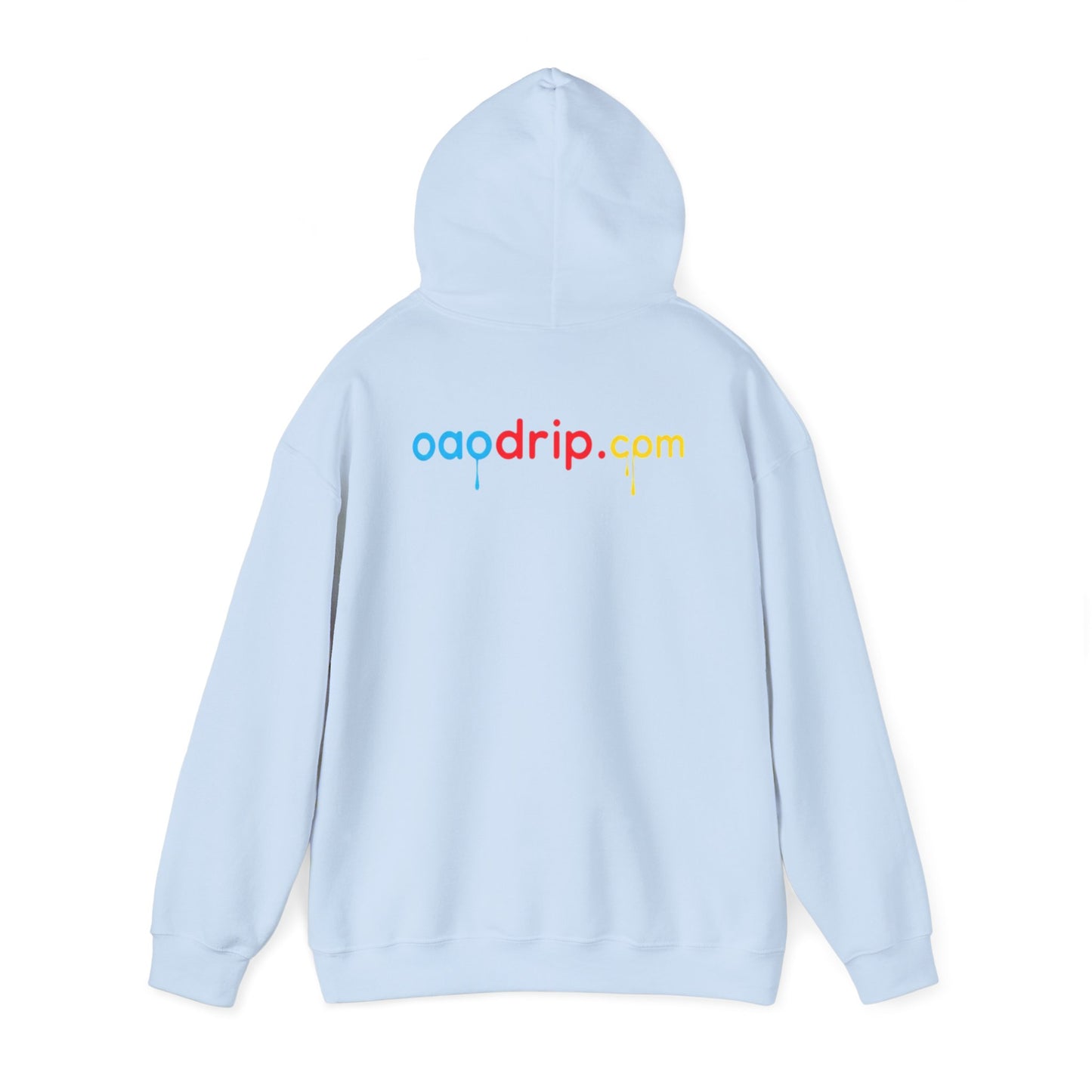 4Eva Blue Letter OAODrip.com Hooded Sweatshirt