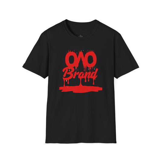 Red Oao Drip T-Shirt - Unisex Softstyle Tee